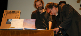 Ceremonia de donacin a la Biblioteca Nacional.