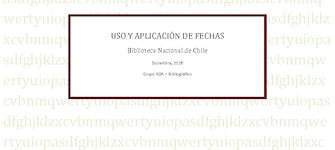 USO Y APLICACIN DE FECHAS (BN-2017)