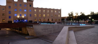 Fachada Biblioteca de Santiago