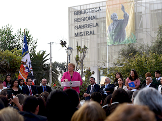 Presidenta Bachelet inaugur� moderna Biblioteca Regional Gabriela Mistral en La Serena