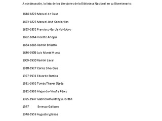 Directores de la Instituci�n
