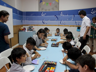 Estudiantes en la Sala Did�ctica