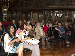 Asistentes al coloquio