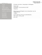 Astaburuaga. Al ministro del Interior: tranquilidad en Antofagasta. Antofagasta, 21 de diciembre de 1907. Archivo de la Administraci�n, Clan; mint; v. 3274, p. 138. 2 pp.