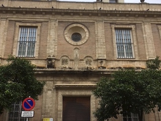 Edificio Anexo del archivo, donde se ubica la sala de investigadores.
