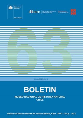 Boletn 63 del MNHN