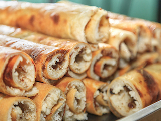 Porciones de chochoca con llides