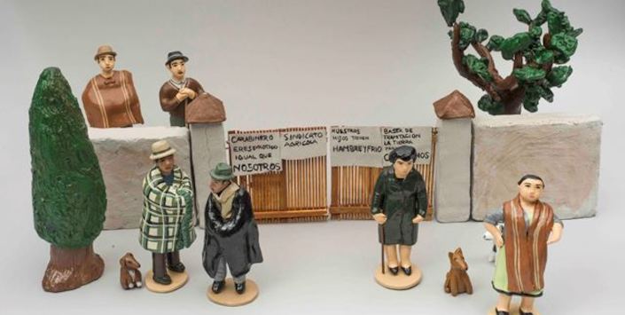 Pieza de Huellas de Greda