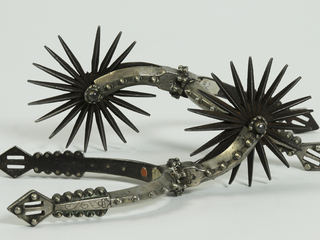 An�nimo. Espuela de plata. Siglo XIX. N� registro 3-38269