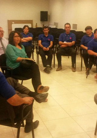 Funcionarios y funcionarias de Yerbas Buenas y Linares