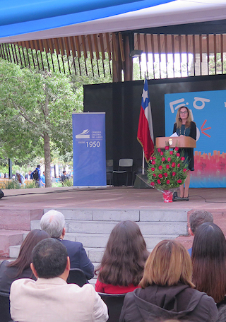 Ministra de las Culturas en el D�a del Libro