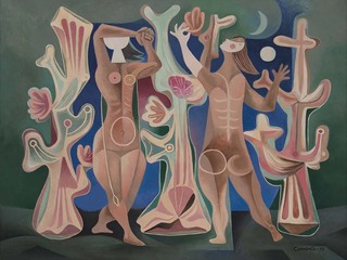 Mario Carre�o. "Mujer y Corales" (1992)