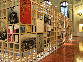 Sector de la muestra en el Sal�n Bicentenario.