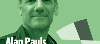 Afiche Ciclo Libro Abierto con Alan Pauls