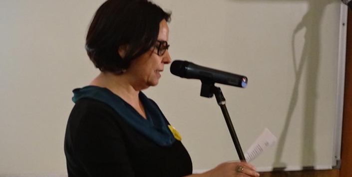 Claudia Barattini, ministra de Cultura.