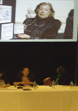 Ponencia de Natalia Portugueis y Jocelyn  Valdebenito, del MNBA.