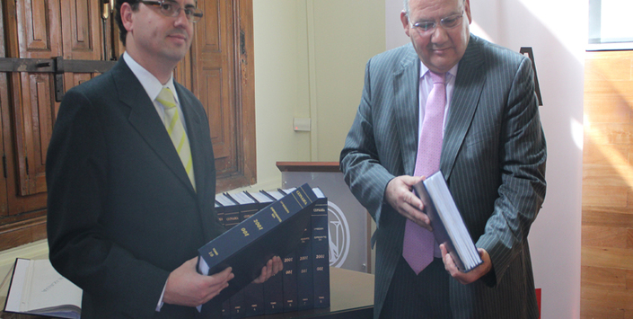 Ceremonia de entrega de documentaci�n ambiental al Archivo Nacional