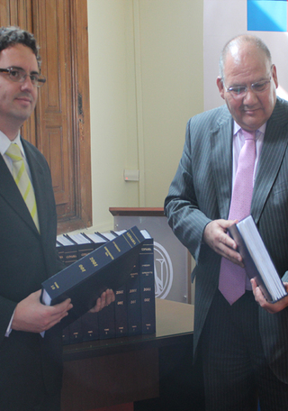 Ceremonia de entrega de documentaci�n ambiental al Archivo Nacional