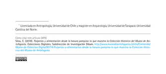 Pulper�as y alimentaci�n desde la basura pampina: lo que muestra la Colecci�n Hist�rica del Museo de Antofagasta