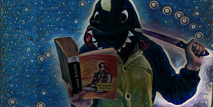 Foto ms compartida (adultos)de Tamar Morales con "American Psycho" (fragmento).