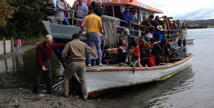 Habitantes de Quemchi participaron del aniversario