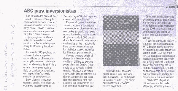 ABC para inversionistas