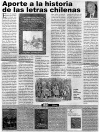 Aporte a la historia de las letras chilenas