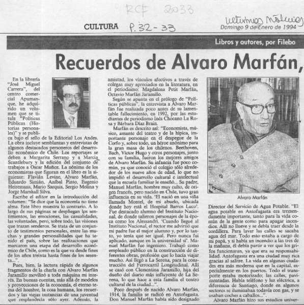 Egipcios y libios veranearon en las Rocas de Sto. Domingo  [artículo] J. Tapia V.