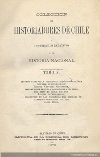 Descripción histórico-geográfica del Reino de Chile
