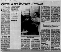 Frente a un escritor armado : entrevista póstuma a Mauricio Wacquez