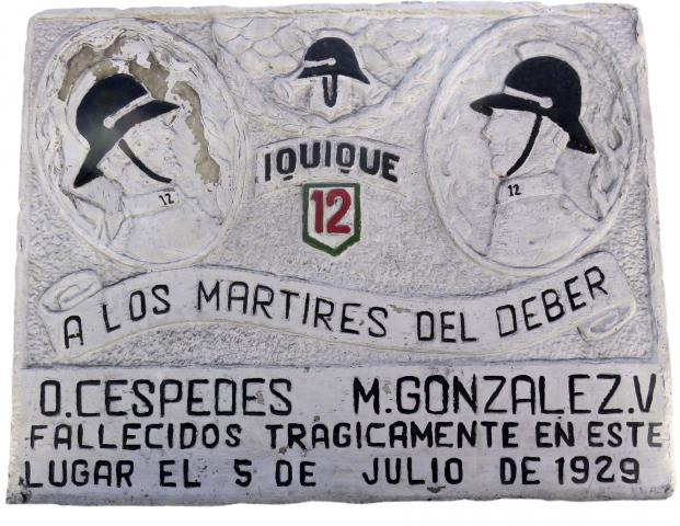 Imagen del monumento A Los Mártires Del Deber O. Céspedes y M. González