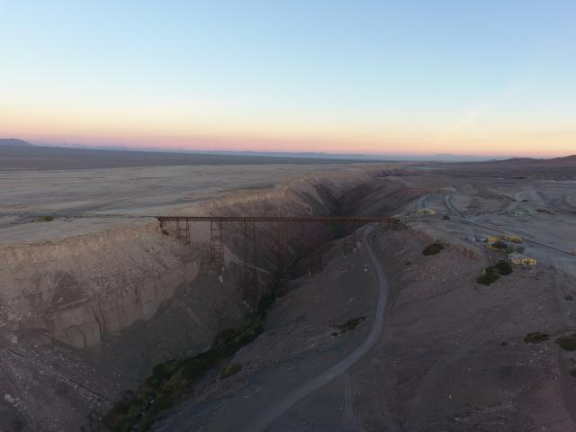 Imagen del monumento Viaducto de Conchi sobre el río Loa
