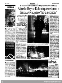 Wacquez habla de la "venganza" de José Donoso