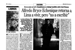 Wacquez habla de la "venganza" de José Donoso