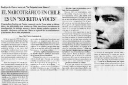 El narcotráfico en Chile es un "secreto a voces"