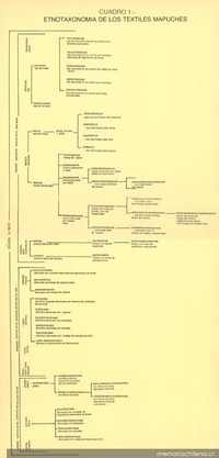 Etnotaxonomía de los textiles mapuches