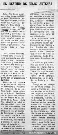 El destino de unas antenas