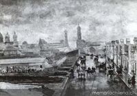 Puente de Cal y Canto hacia 1850