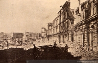 Avenida Errázuriz, Valparaíso, famosa por sus hermosos edificios de 5, 6 y 7 pisos