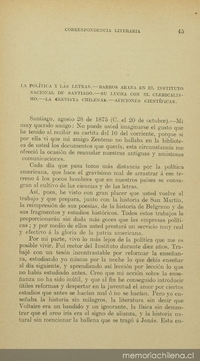 Correspondencia literaria