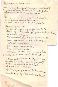 El ciego de la pandereta [manuscrito]