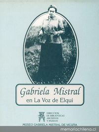 Gabriela Mistral en La Voz de Elqui