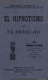 El hipnotismo ante el derecho