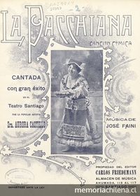 La Pacchiana [música] : canción comica  [para canto y piano]