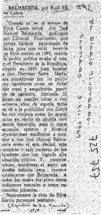 Balmaceda Balmaceda