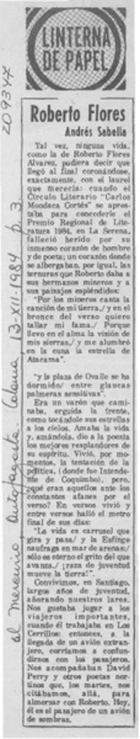 Roberto Flores Roberto Flores