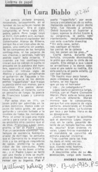 Un cura diablo Un cura diablo