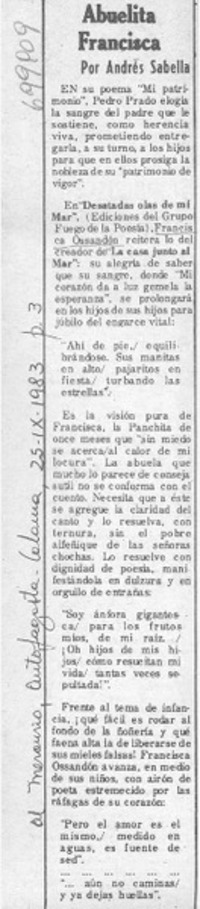 Abuelita Francisca Abuelita Francisca