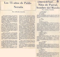 Niño de Parral, hombre del mundo Niño de Parral, hombre del mundo