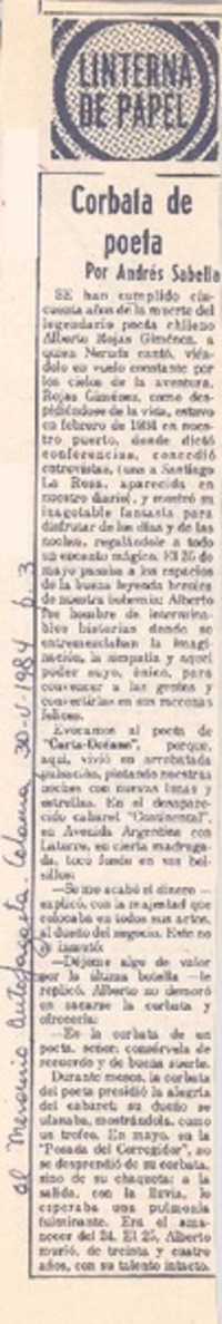 Corbata de poeta Corbata de poeta
